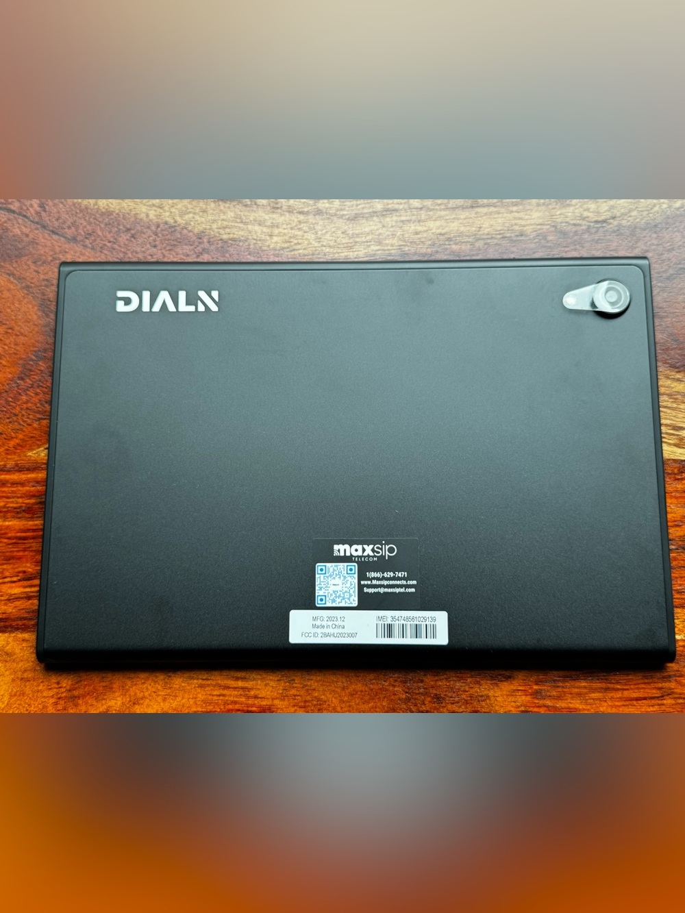 DIALN Maxsip LTE Tablet 2023007 FOR PARTS REPAIR AS IS + Case